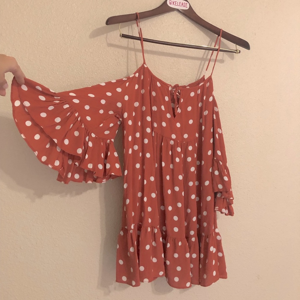 NWOT Tularosa Hattie Shift Dress in Burnt Orange